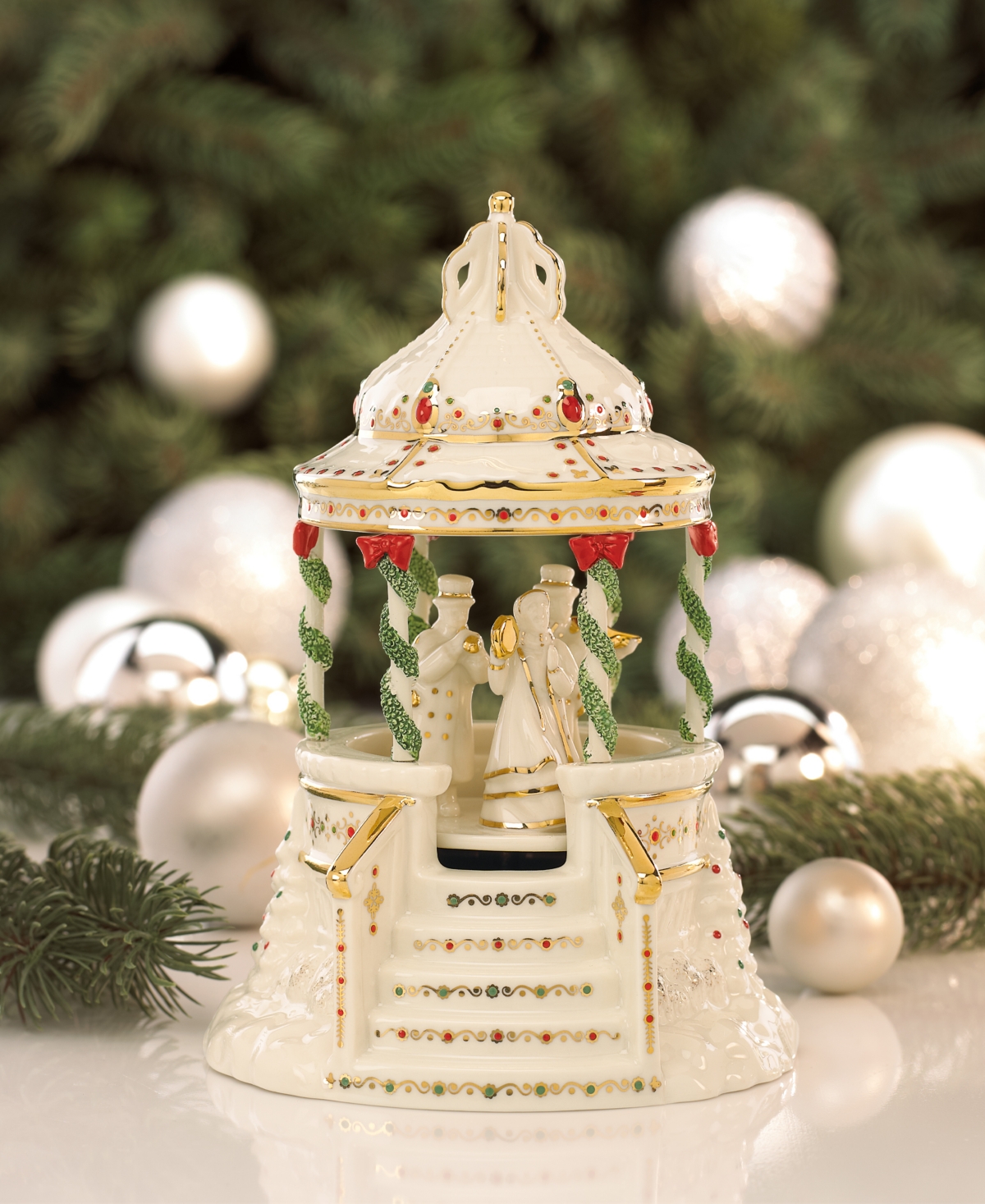 From The Vault! Lenox Mistletoe Park Gazebo Bandstand, Exclusively at Macy's