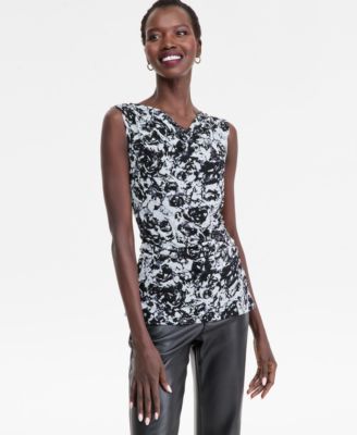 Women's Printed Sleeveless Tank Top