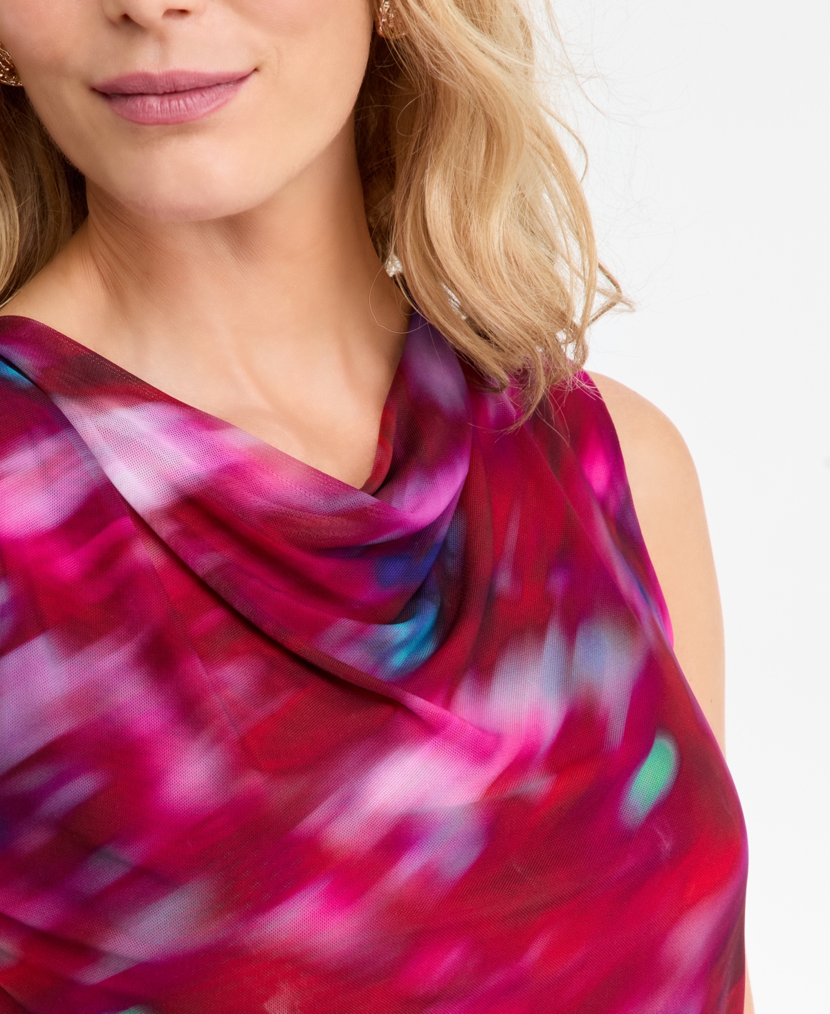 I.n.c. International Concepts Women's Printed Sleeveless Tank Top, Macy's Exclusive