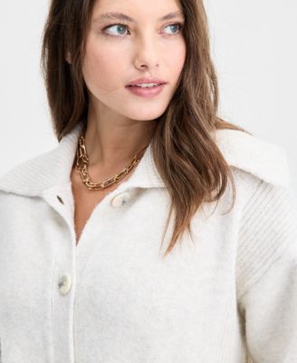 Women's Collared Duster Cardigan, Macy's Exclusive