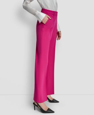 Women's Pintuck Fit and Flare Trousers