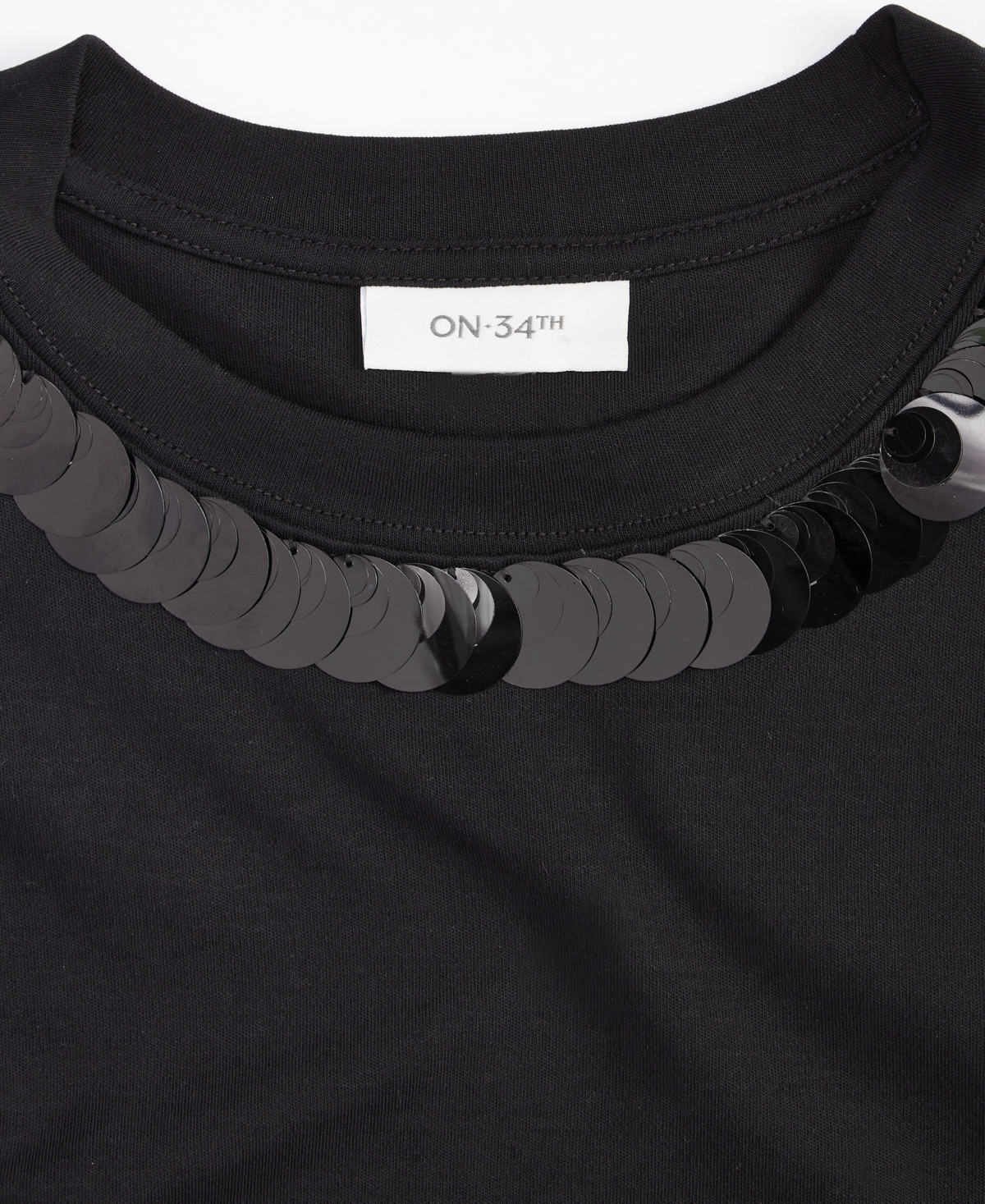 On 34th Women's Paillette Embellished T-Shirt, Macy's Exclusive
