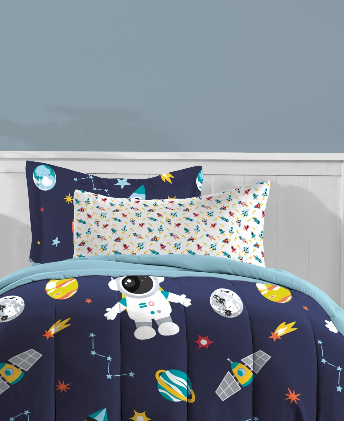 Dream Factory Space Galaxy 7-pc. Comforter Set, Full In Blue