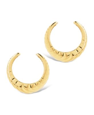 Beth Twisted Croissant Ear Cuff Earrings
