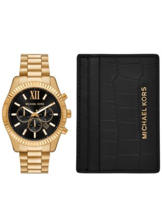 Michael Kors Men's Lexington Chronograph Gold-Tone Stainless Steel