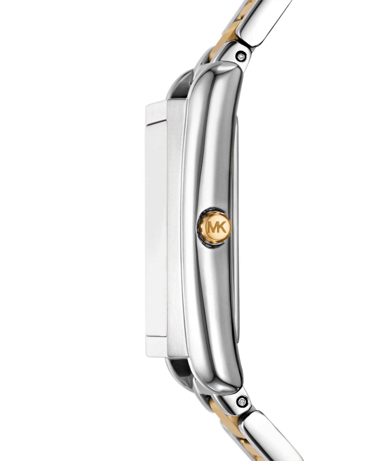 Женские часы Michael Kors Essex Three-Hand Two-Tone Stainless Steel Watch, 26x36mm — фото 3