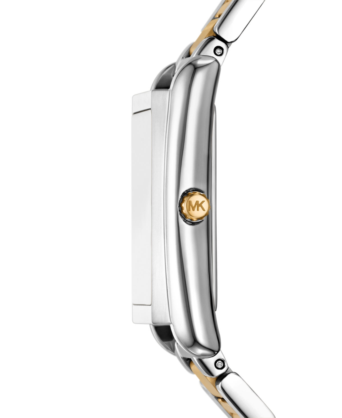 Michael Kors Women's Essex Three-hand Two-tone Stainless Steel Watch, 26x36mm In Multi