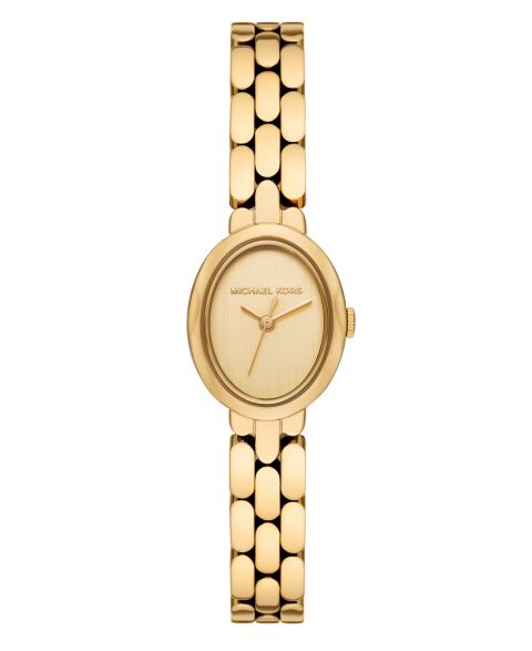 Женские часы Michael Kors Maude Three-Hand Gold-Tone Stainless Steel Watch, 21mm