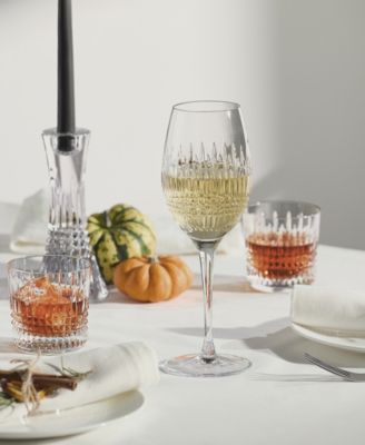 Lismore Diamond Essence White Wine Medium 15.5oz, Set of 2