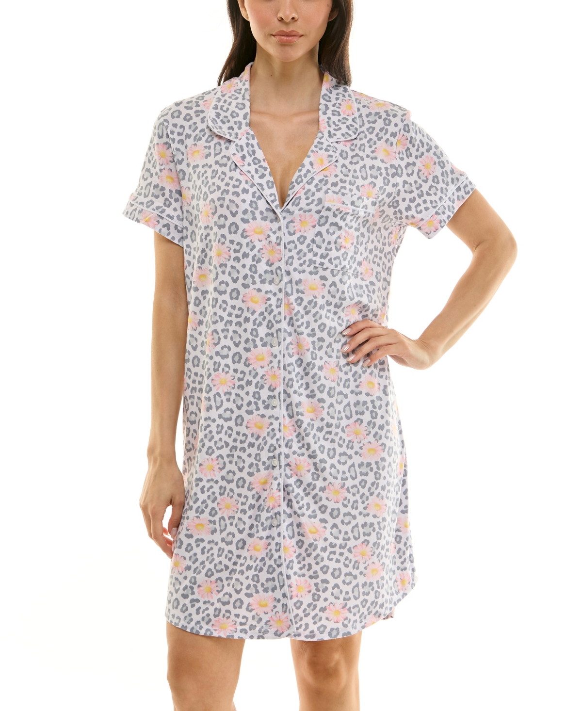 Derek Heart Women's Printed Sleepshirt In Multi