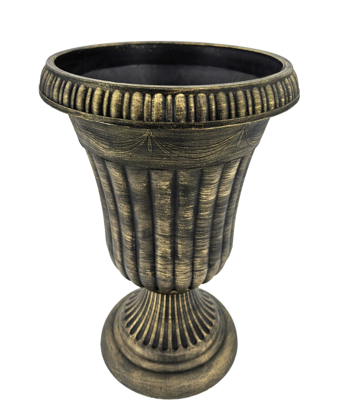 Puleo 36" Pre-Lit Artificial Potted White Poinsettias