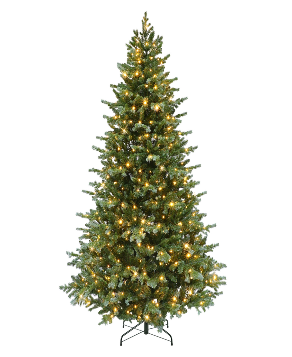 Puleo 6.5' Pre-lit Linden Fir Artificial Tree In Green