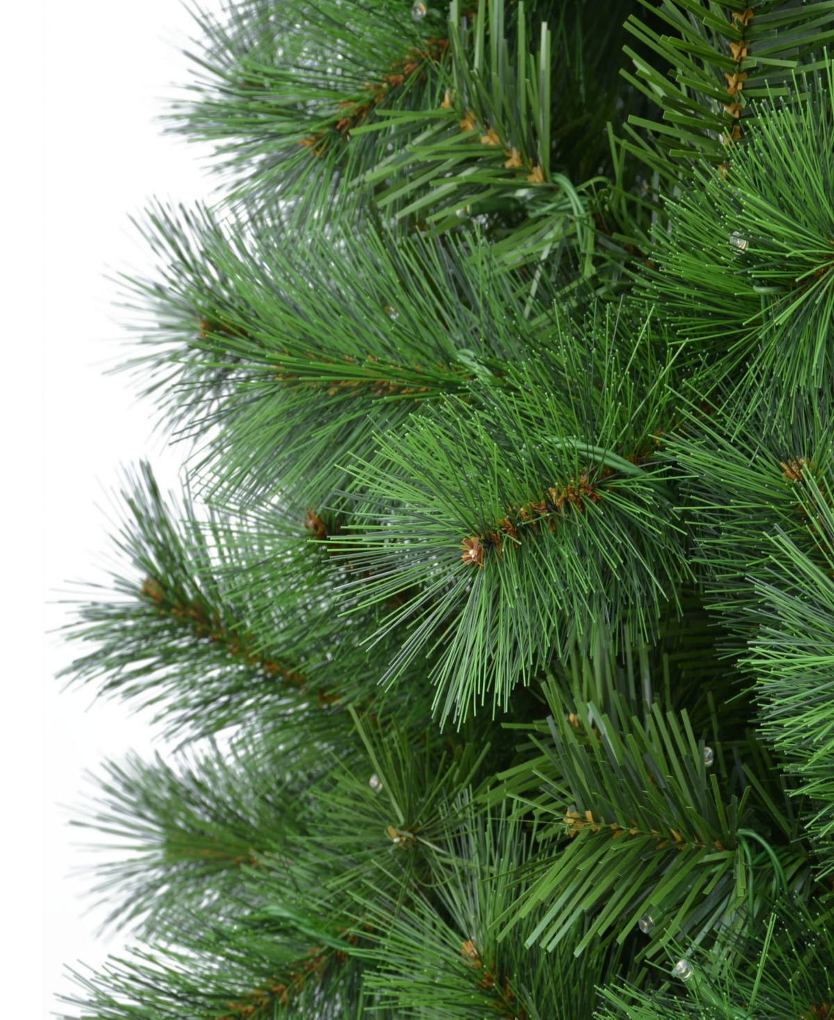 Puleo International Puleo 3.5' Artificial Pre-lit Potted Wyoming Pine Tree In Green