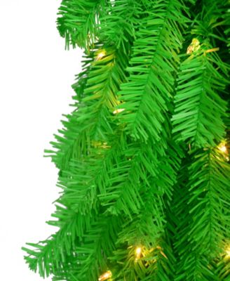 Puleo 3' Pre-Lit Artificial Whimsical Christmas Tree