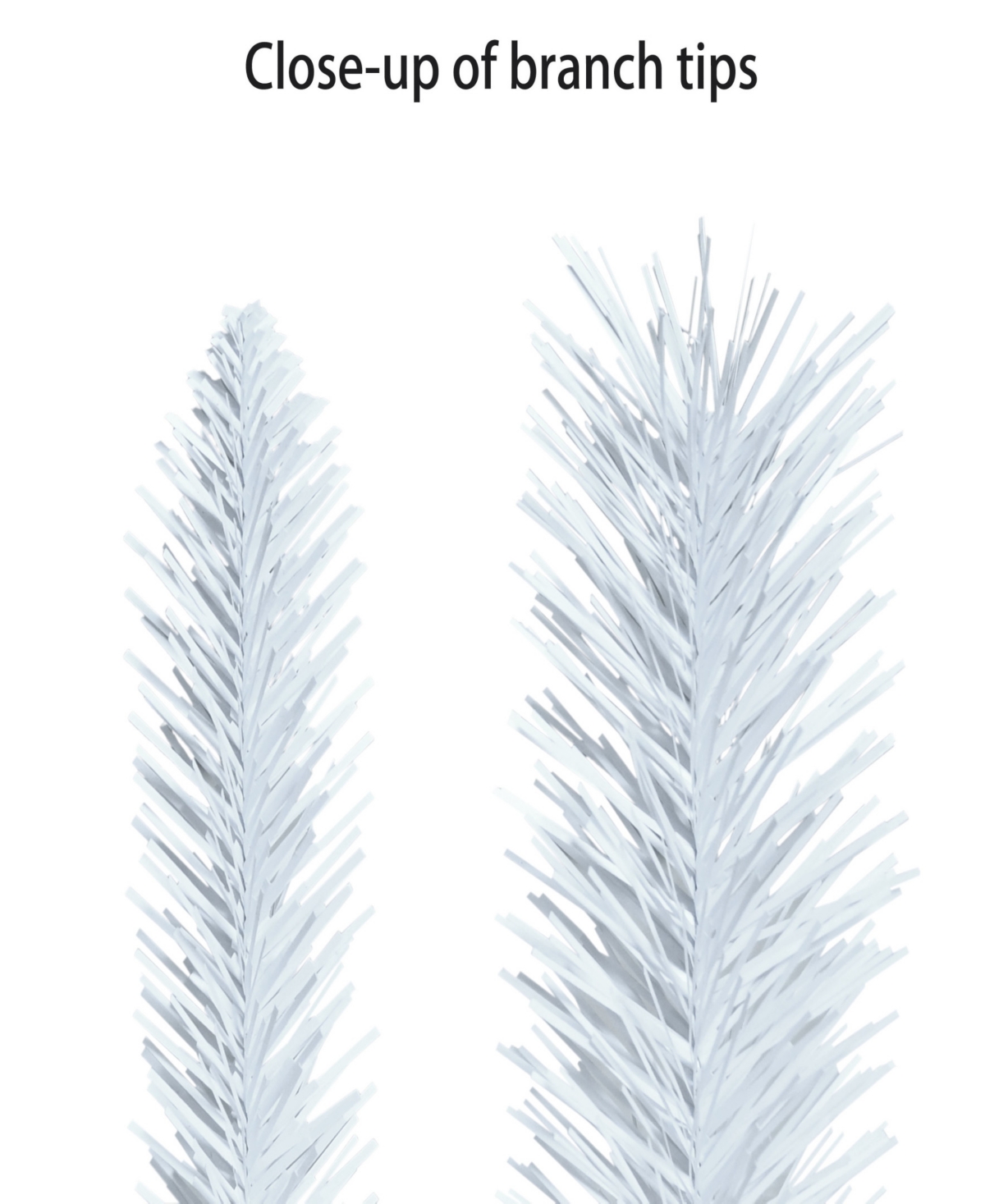 Puleo 9' X 10" Artificial Round Valley Pine Garland In White