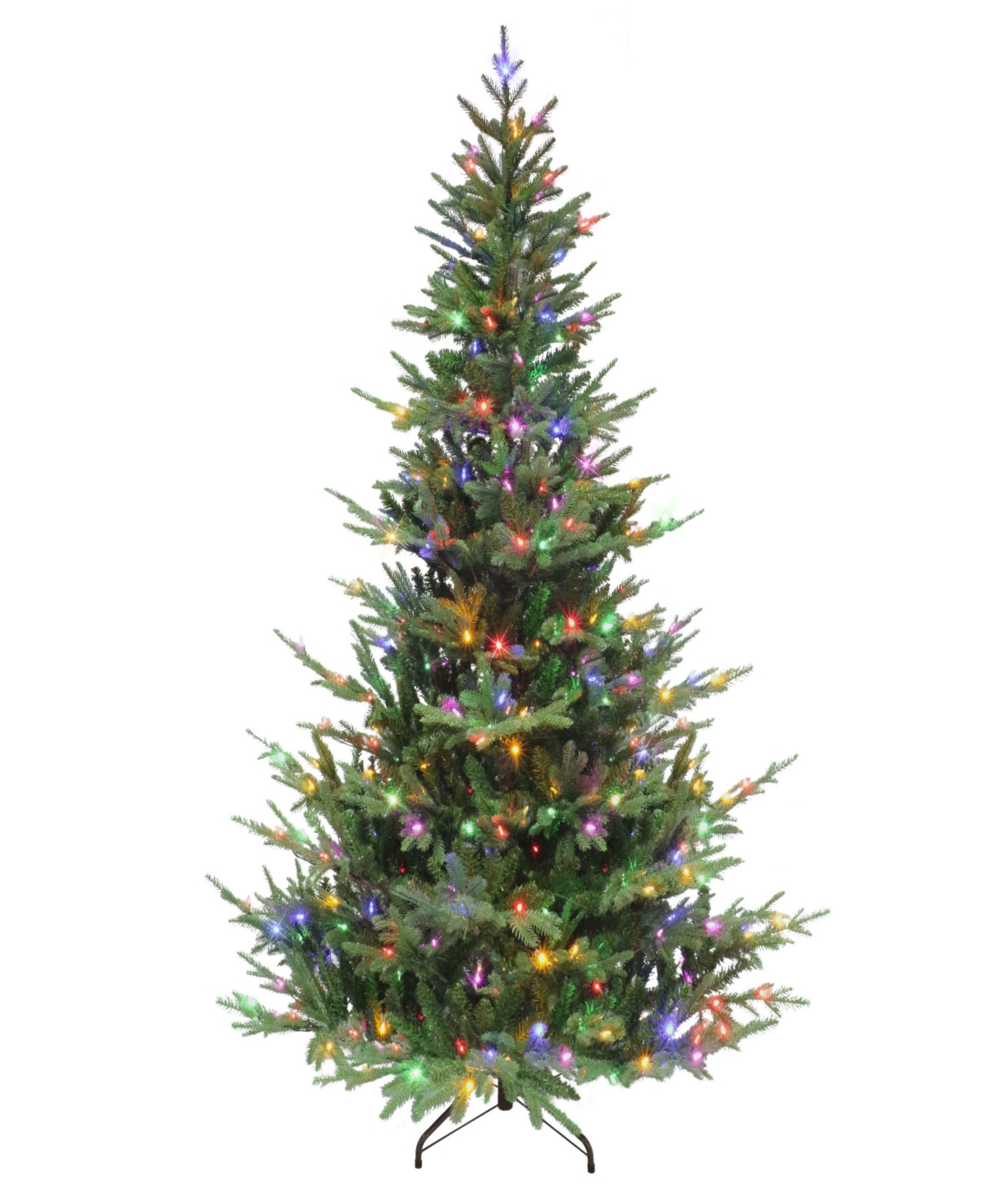 Puleo 7.5' Pre-lit Sacramento Fir Artificial Christmas Tree In Green