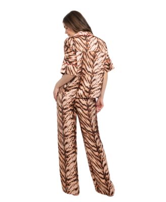 Women's 2-Piece Printed Pajama Set