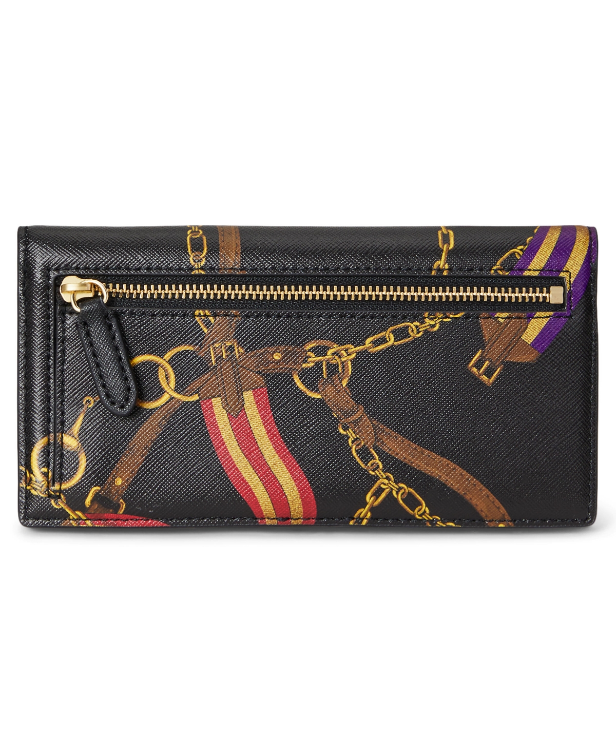 Ralph Lauren Women's Leather Slim Snap Wallet