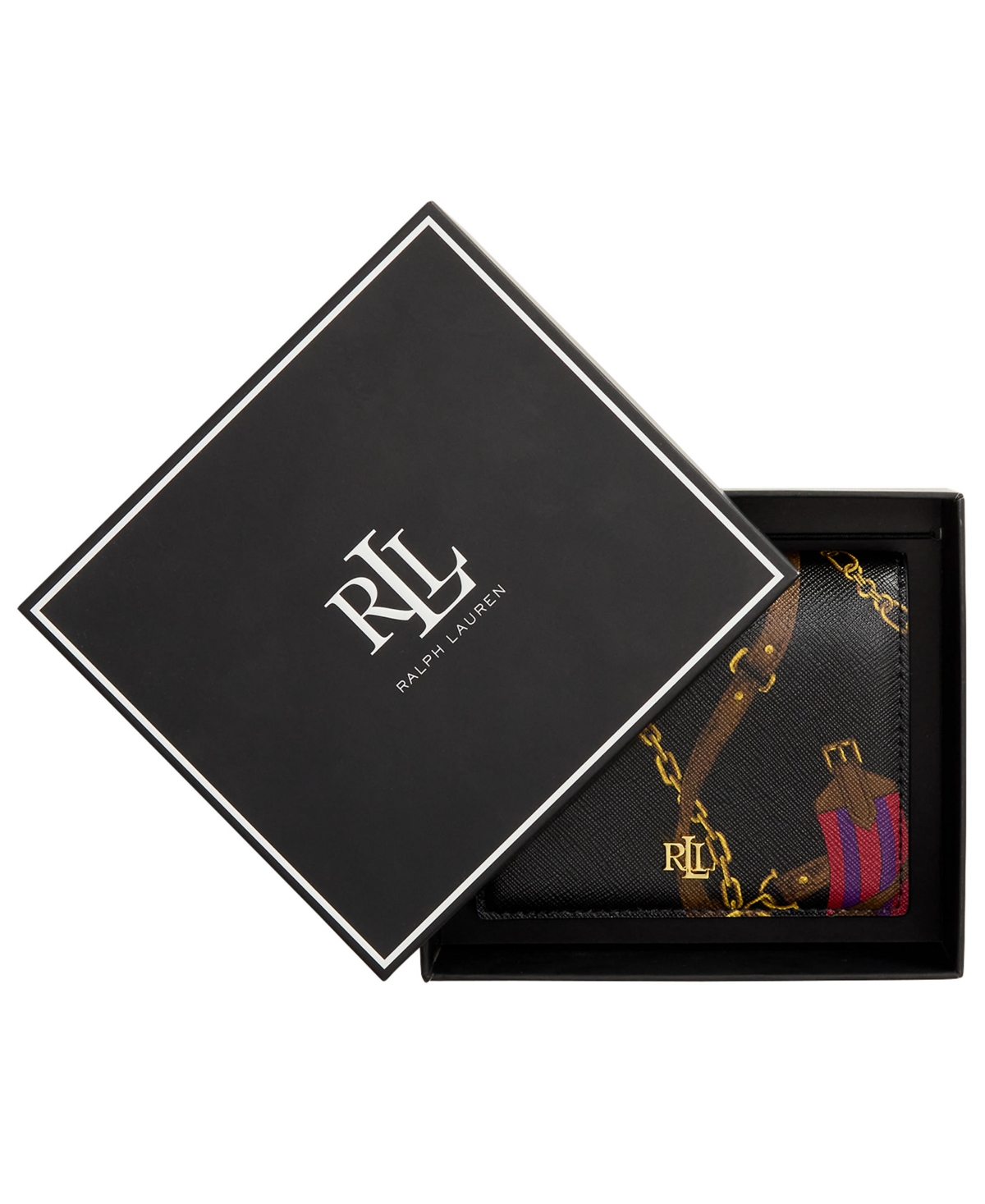 Ralph Lauren Women's Boxed Printed Snap Wallet