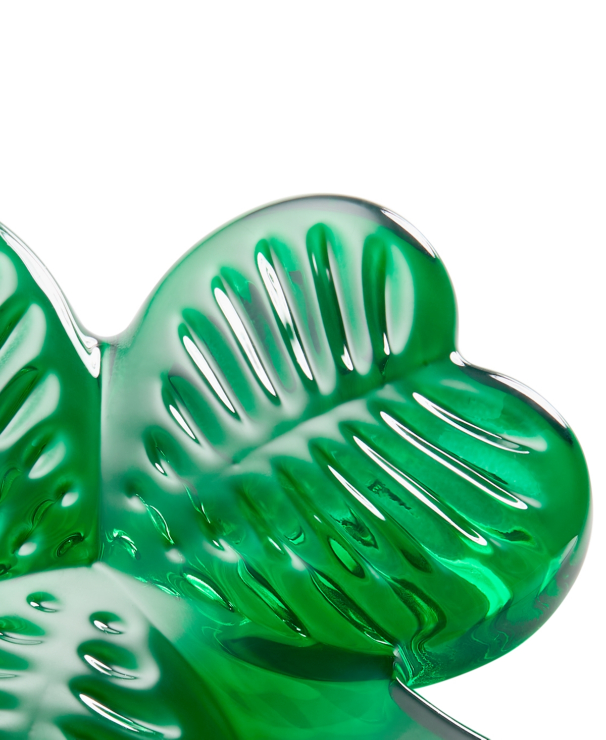 Waterford Mini Green Shamrock Ornament
