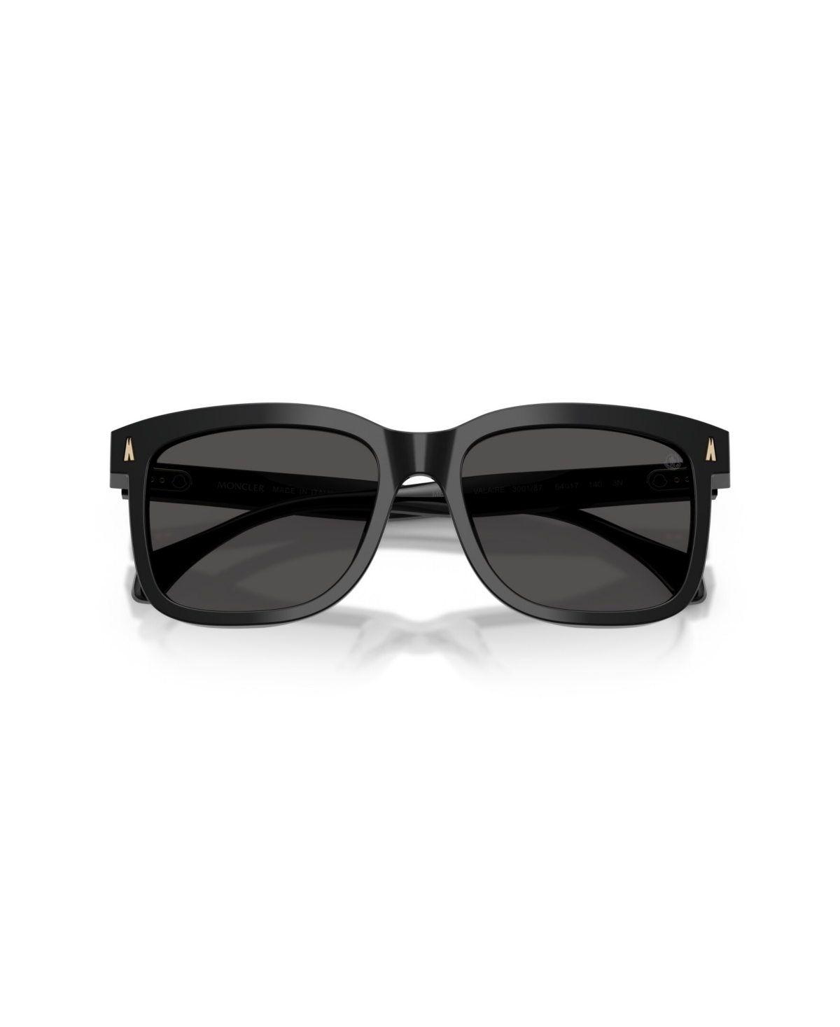 Moncler Unisex Polarized Sunglasses, Valaire Me6018 In Black