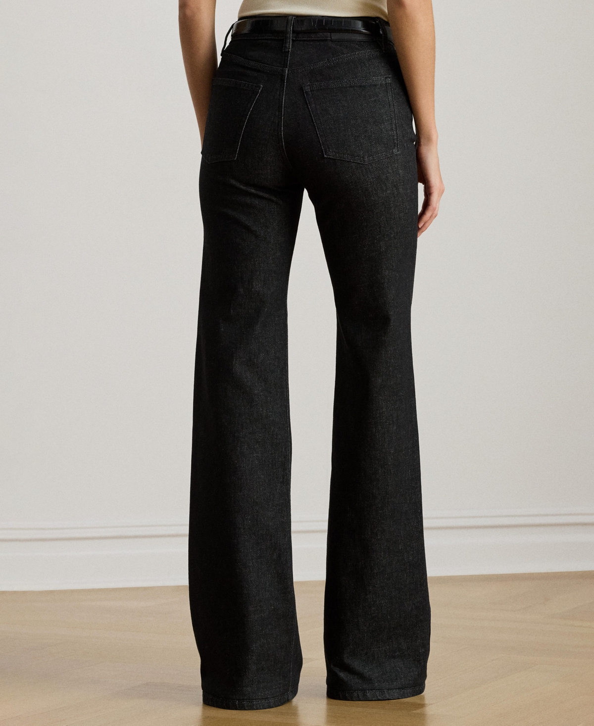 Ralph Lauren Women's High Rise Flare Jeans In Green