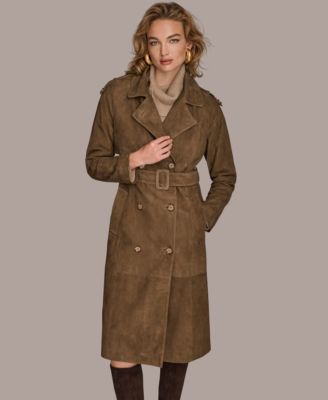 Women's Double Breasted Belted Trench Coat