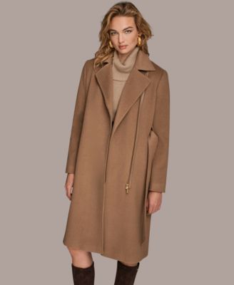 Women's Notch Collared Belted Coat