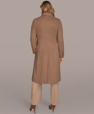 Women's Single-Breasted Stitch Trimmed Coat