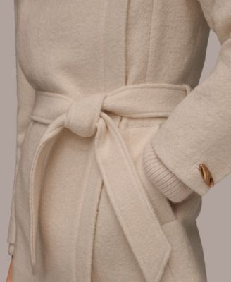 Women's Wing Collar Belted Coat