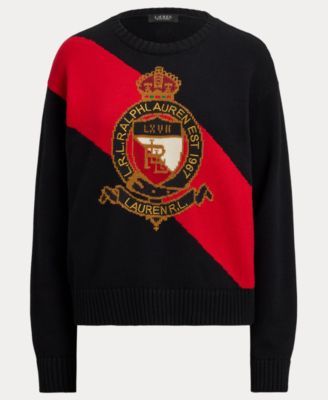 Women's Color Block Crewneck Sweater