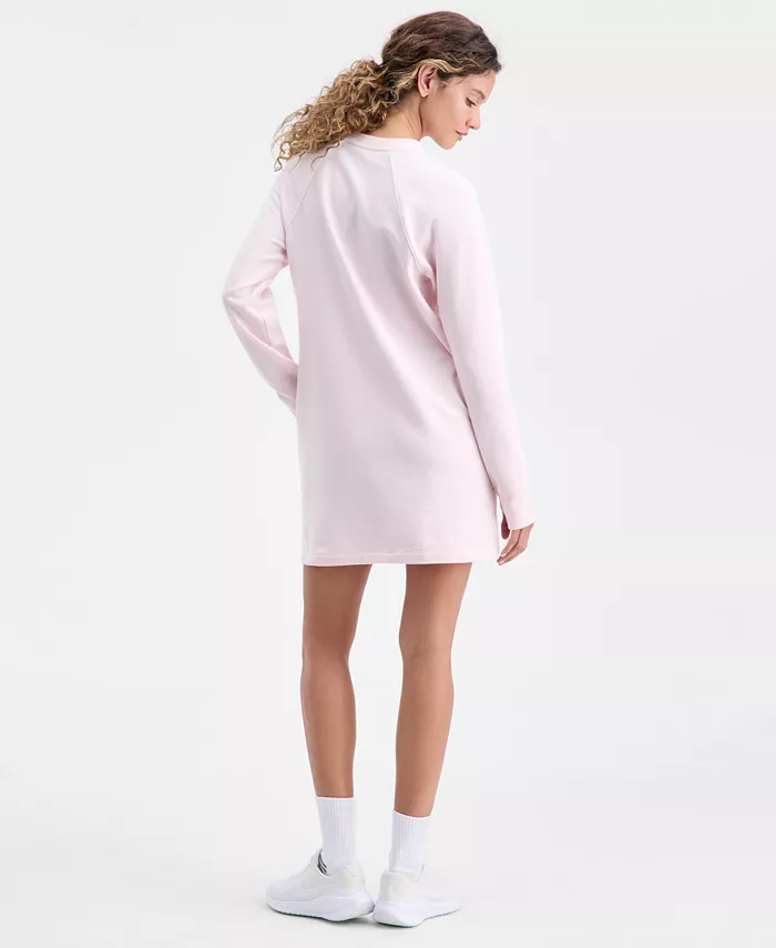 Women's Piped Sweatshirt Dress - thumbnail 2