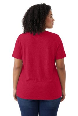 Plus Size Perfect Short-Sleeve Crewneck Tee