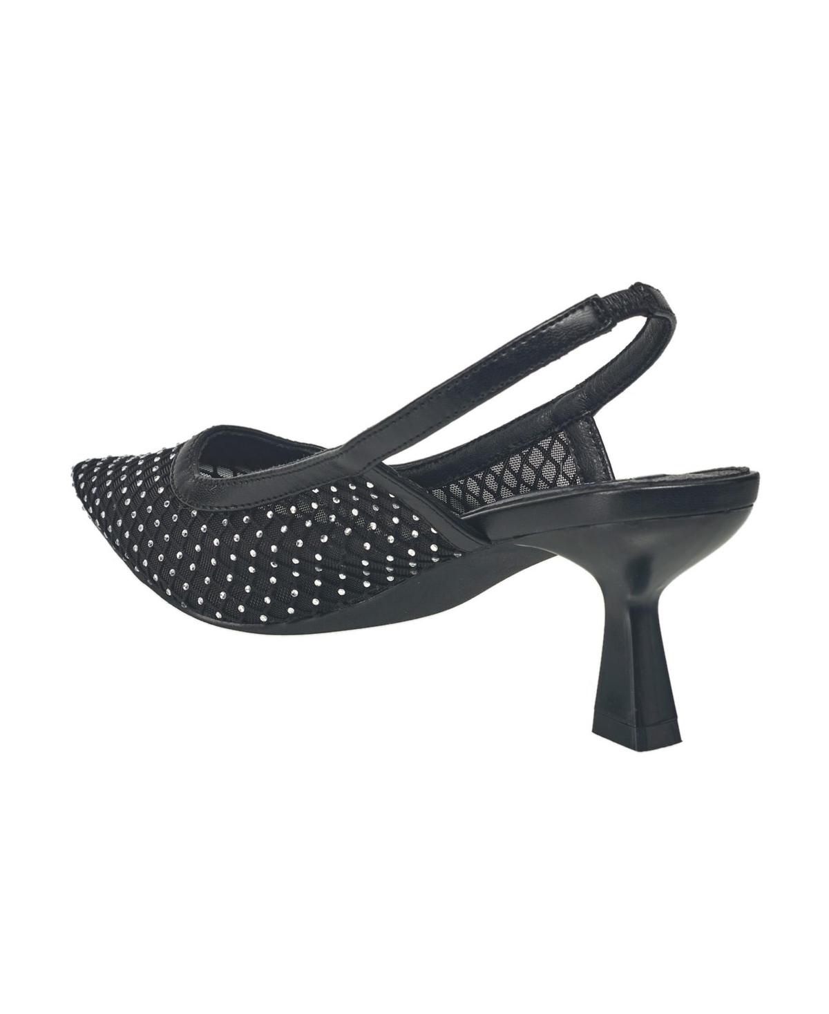French Connection Women's Elea Mesh and Stone Slingback