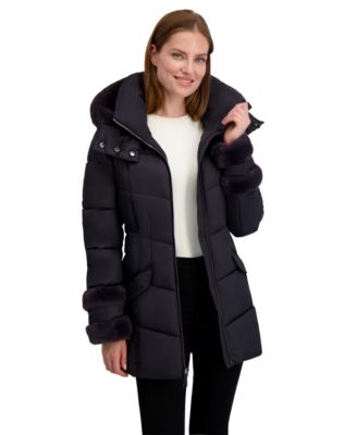 Women's Belted Puffer Coat