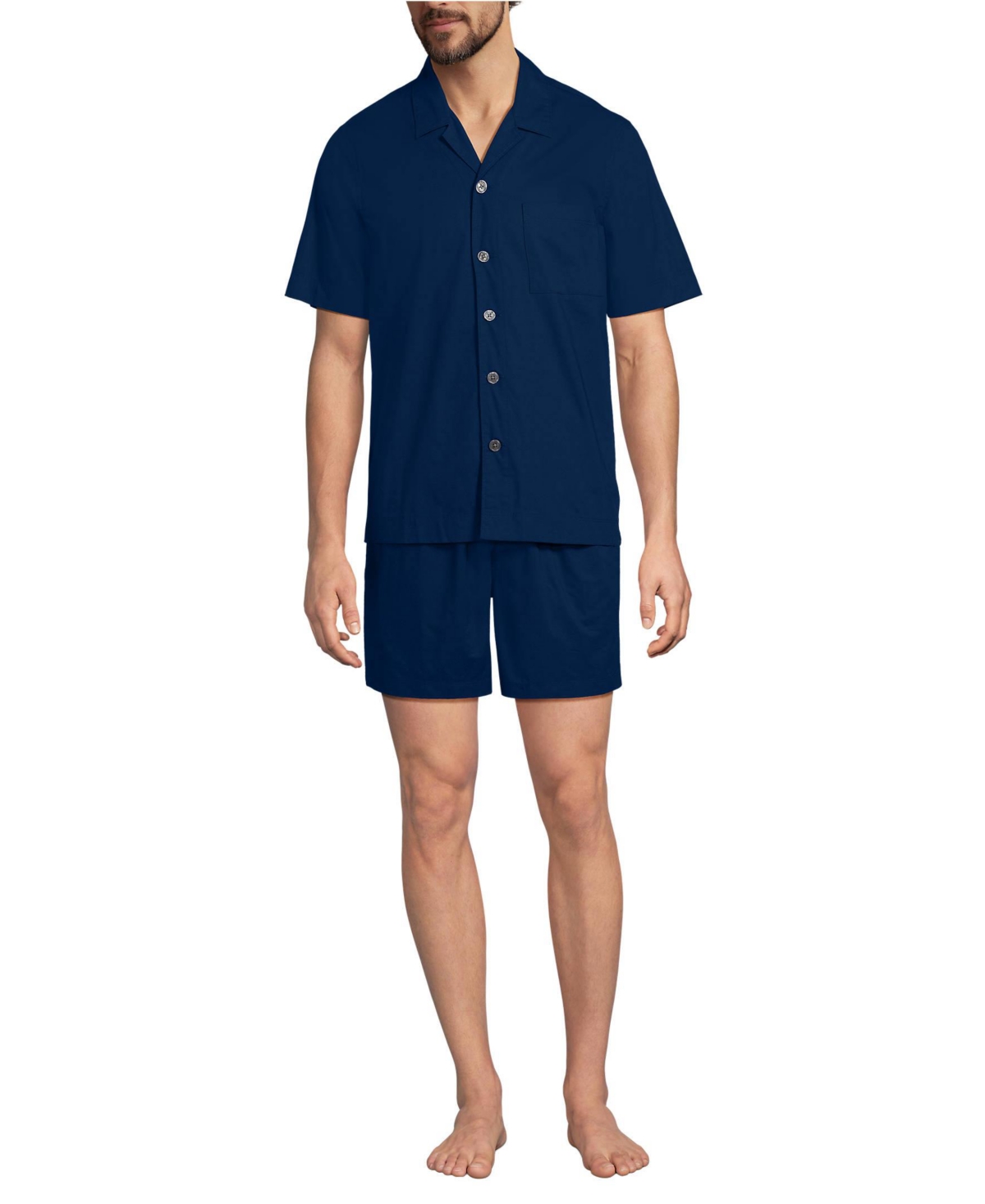 Lands' End Men's Short Sleeve Essential Sleep Set