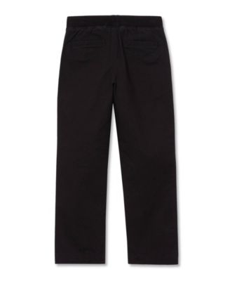 Boys Stretch Soft Rib Waist Iron Knee Pull On Pants