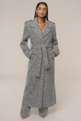Women's Savannah Belted Tweed Coat