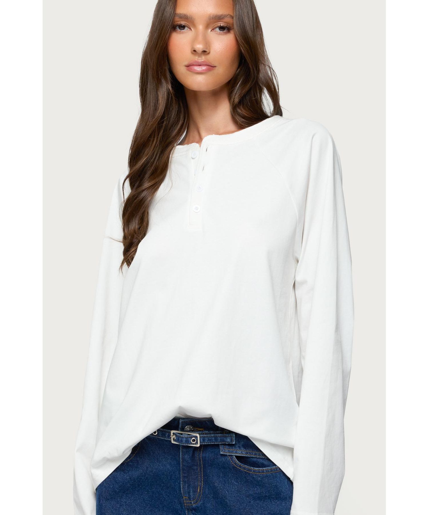 Women's Cyrus Henley Oversized Top