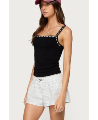 Women's Leilani Ribbon Lacey Tank Top