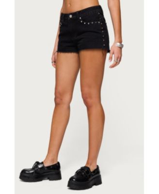 Women's Ashten Studded Denim Shorts