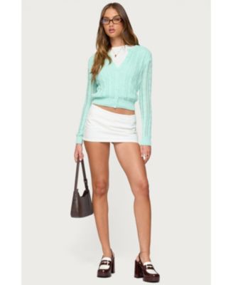 Womens Haisley Cable Knit Cardigan