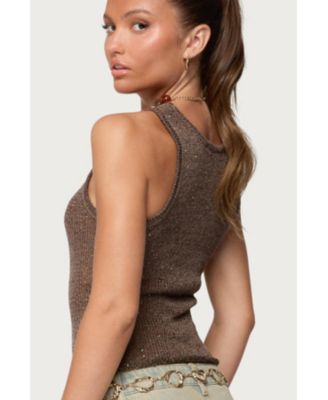 Women's Eleora Sequin Knit Tank Top
