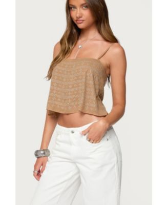 Womens Sunna Studded Top