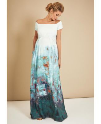 Maternity Aria Off Shoulder Gown