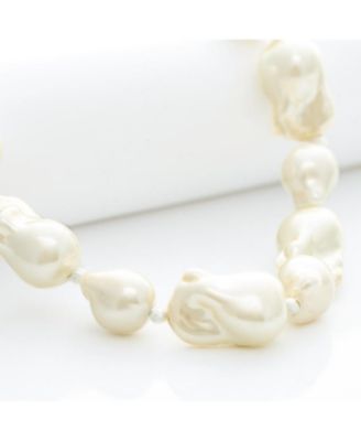 Baroque Shell Pearl Collar Necklace