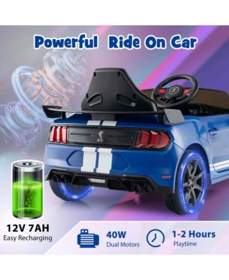 12V Licensed Ford Mustang Shelby GT500 Kids Ride on Car with Remote Control