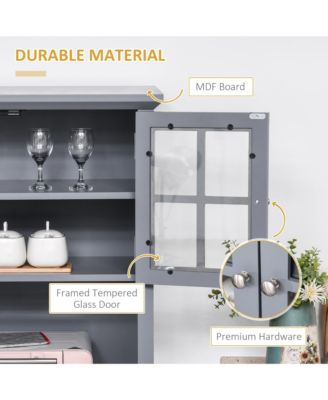 Space-Saving Kitchen Storage Cabinet with Easy Access and Adjustable Shelf Design