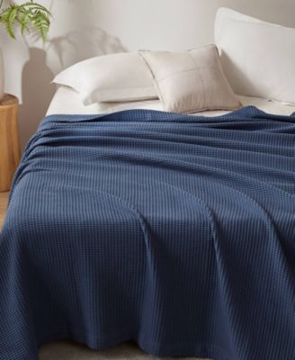 Waffle Weave Cotton Blanket, King