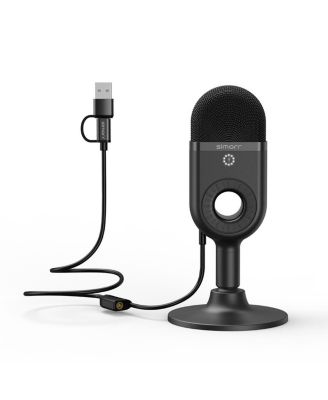 simorr Wave U1 USB Condenser Microphone (Black)